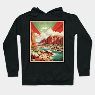 The Rocks Australia Vintage Travel Poster Art Hoodie